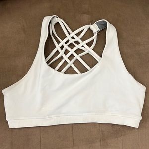 White Buff Bunny Sports Bra